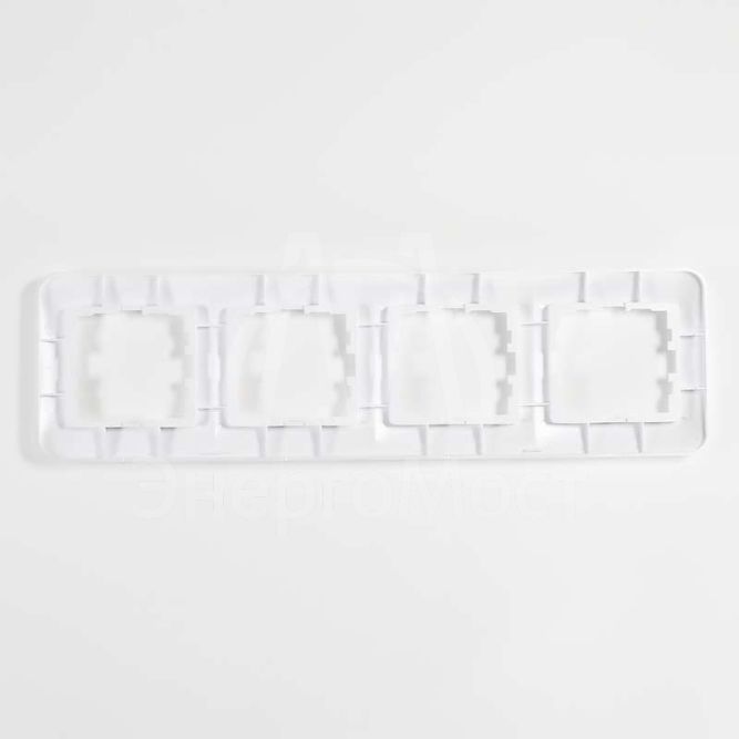 Рамка 4-м KARINA LIFE горизонт. жемчуж./бел. перламутр. LEZARD 708-3000-149