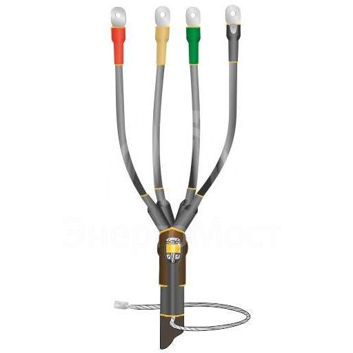 Муфта кабельная концевая универс. 1кВ 1ПКВ(Н)ТпбН-4х(35-50) с болтовыми наконечниками Нева-Транс Комплект 22020146