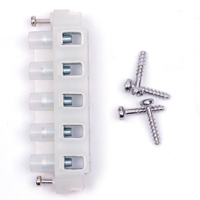 Коробка распределительная 110х110х67мм IP66 в комплекте с клеммным рядом 5х6кв.мм 41А сер. Extherm JB-60-GR