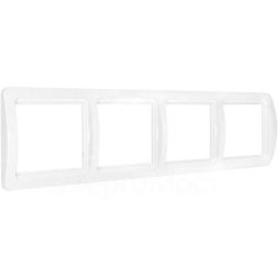 Рамка 4-м Валери гор. бел. UNIVersal ВР004Г