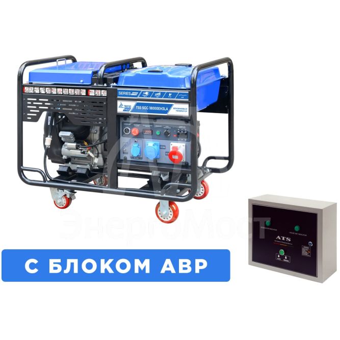 Бензогенератор TSS SGG 18000EH3LA  с АВР