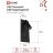 Светильник светодиодный NOTA P1565-30BL 15Вт 6500К с подсветкой 3000К черн. IN HOME 4690612060200