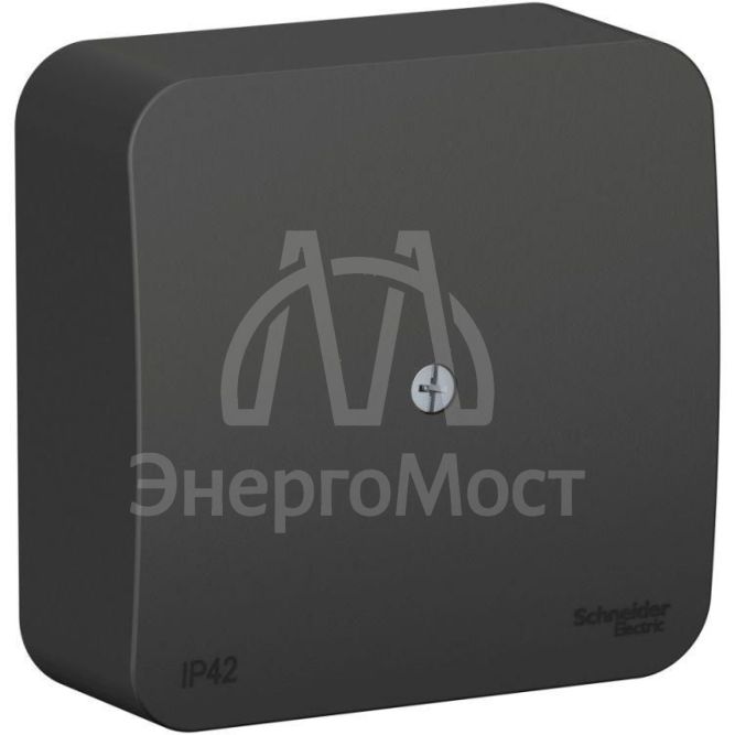 Коробка распределительная ОП Blanca IP42 антрацит SE BLNRK000016
