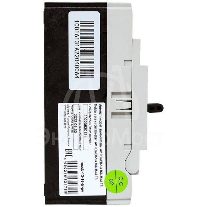 Выключатель автоматический 3п 16А 35кА AV POWER-1/3 TR AVERES EKF mccb-13-16-TR-av
