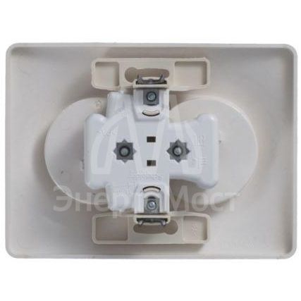 Розетка 2-м СП Glossa 16А IP20 без заземл. в сборе титан SchE GSL000420