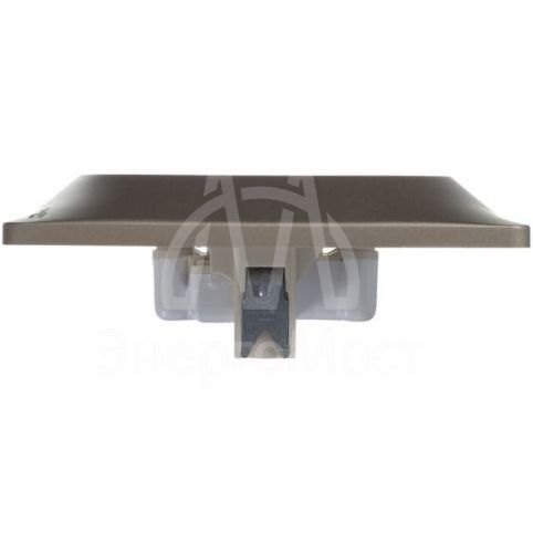 Розетка 2-м СП Glossa 16А IP20 без заземл. в сборе титан SchE GSL000420