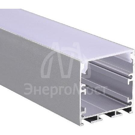 Профиль накладной PAL 3535 (комплект 2м; 2глухих заглушки; рассеиватель матов.; 4клипсы крепежных) JazzWay 5049925