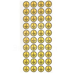 Знак &amp;quot;Земля&amp;quot; круглый d20мм EKF an-1-04