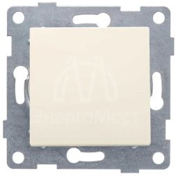 Переключатель проходной 1-кл. СП Ugra 10А 250В механизм беж. GUSI С11В4-003