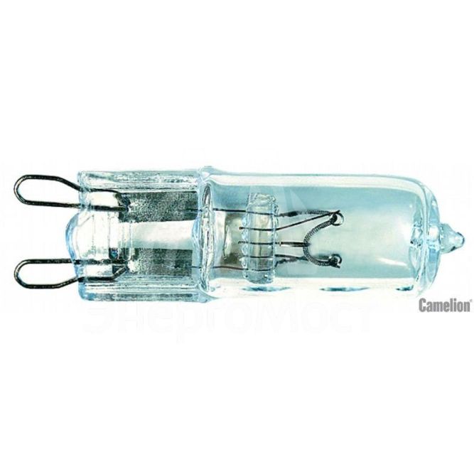 Лампа галогенная 40Вт капсула G9 2850К 240В мат. Camelion 5556