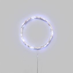 Гирлянда светодиодная "Роса" 10м 100 LED бел. IP20 3хАА (в комплект не входят) Neon-Night 302-075