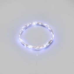 Гирлянда светодиодная "Роса" 10м 100 LED бел. IP20 3хАА (в комплект не входят) Neon-Night 302-075