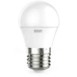 Лампа светодиодная Elementary Globe E27 8Вт 4100К Gauss 53228