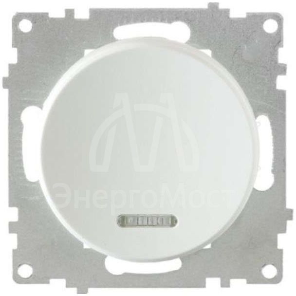 Механизм выключателя 1-кл. СП Florence 10А IP20 с подсветкой бел. 1E31701300 OneKeyElectro 2172778