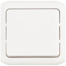 Выключатель 1-кл. ОП Quteo 10А IP44 250В 10AX бел. Leg 782300