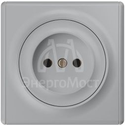 Розетка 1-м СП Florence 16А IP20 без заземл. винт. клеммы механизм сер. 1E10301302 OneKeyElectro 2172835