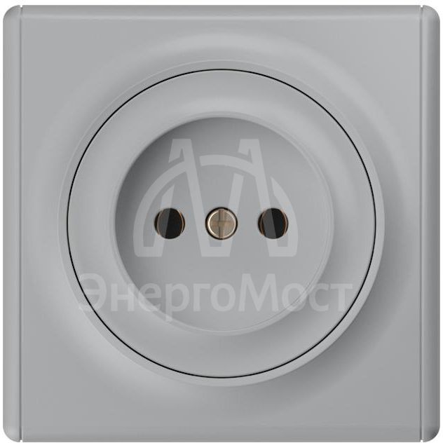 Розетка 1-м СП Florence 16А IP20 без заземл. винт. клеммы механизм сер. 1E10301302 OneKeyElectro 2172835
