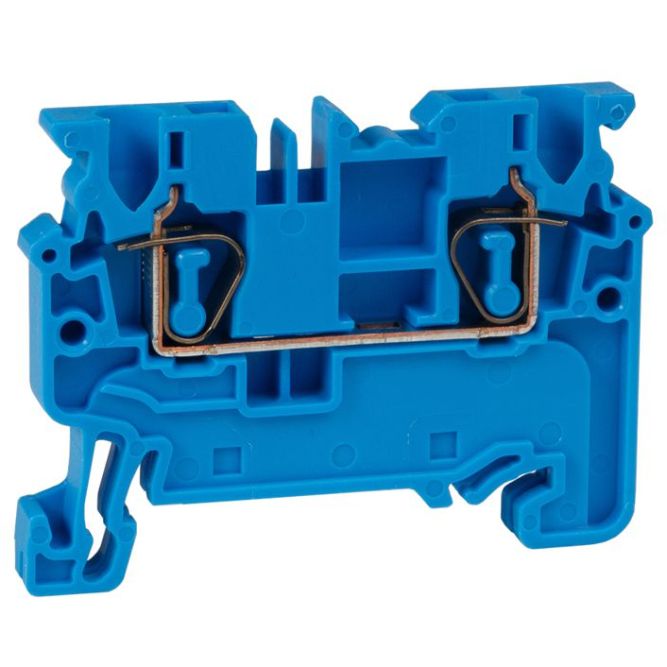 Клемма проходная пружинная OptiClip CX-2.5-I-BU-24A-(0.2-2.5) син. КЭАЗ 289712