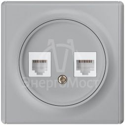 Розетка компьютерная 2-м СП Florence RJ45 кат.5E механизм сер. 1E20901302 OneKeyElectro 2172841