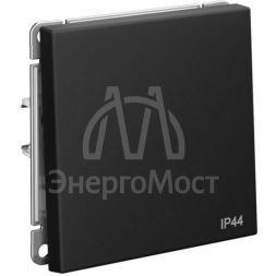 Переключатель 1-кл. ArtGallery IP44 10AX механизм карбон SE GAL441061