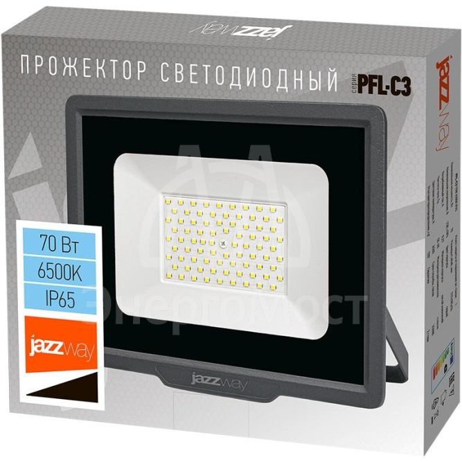 Прожектор PFL-C3 70Вт 6500К IP65 JazzWay 5023604
