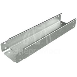 Лоток листовой неперфорированный 100х50 L3000 сталь 0.7мм &amp;quot;БЫСТРЫЙ МОНТАЖ&amp;quot; LN50х100х0.7х3000 КМ LO0204