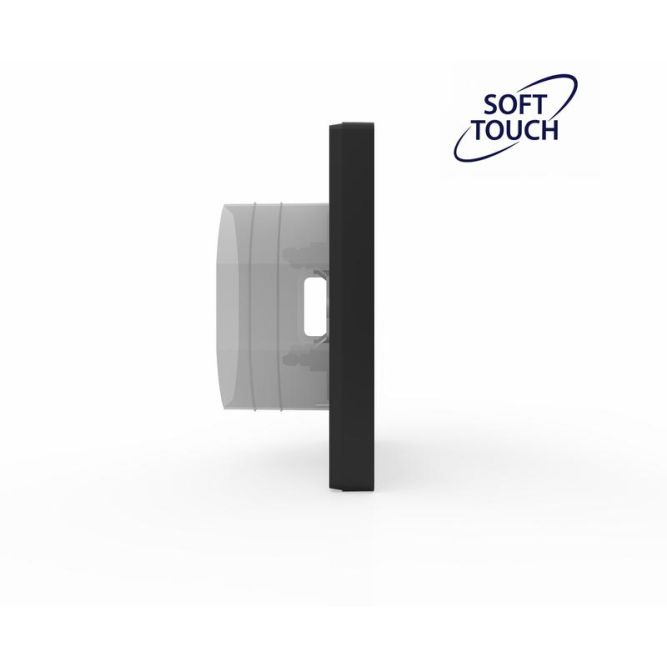 Рамка 1-м Pixel IP44 карбон TOKOV ELECTRIC TKE-PX-RM1-C14-IP44