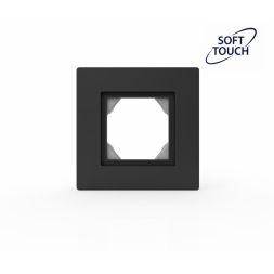 Рамка 1-м Pixel IP44 карбон TOKOV ELECTRIC TKE-PX-RM1-C14-IP44