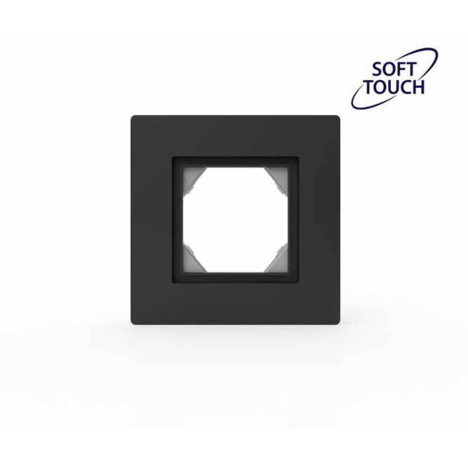 Рамка 1-м Pixel IP44 карбон TOKOV ELECTRIC TKE-PX-RM1-C14-IP44