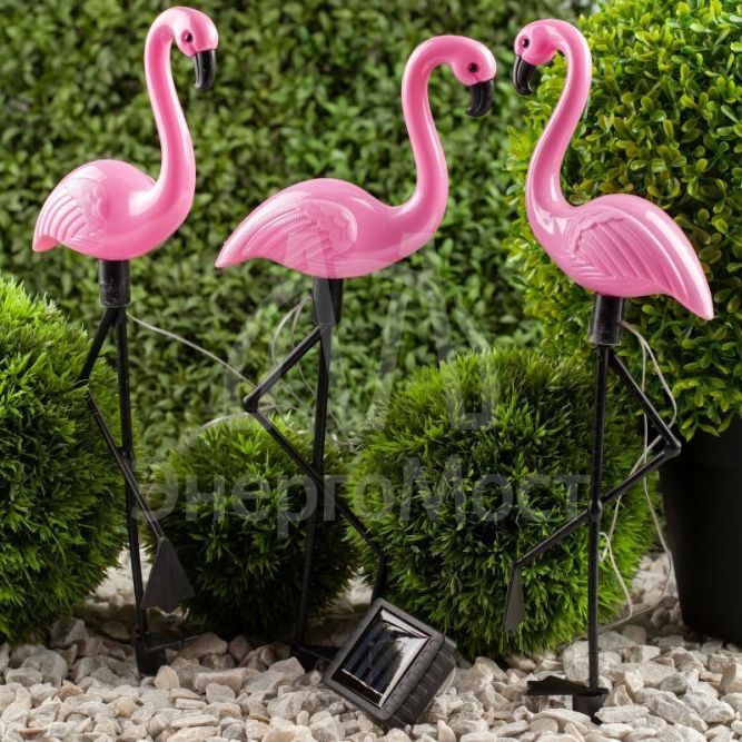 Светильник садовый ERADF008-06 52.5см солнечная батарея пластик 3шт ЭРА Б0038501