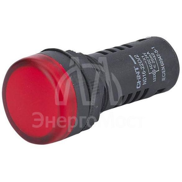 Индикатор помехозащищенный ND16-22D/4K2 красн. AC 230В (R) CHINT 146692