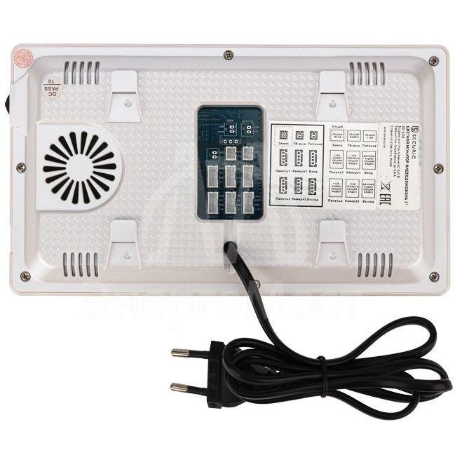 Монитор видеодомофона цветной 7дюйм формата AHD(1080P) с детектором движения функцией фото- и видеозаписи (модель AC-434) бел. Rexant 45-0434