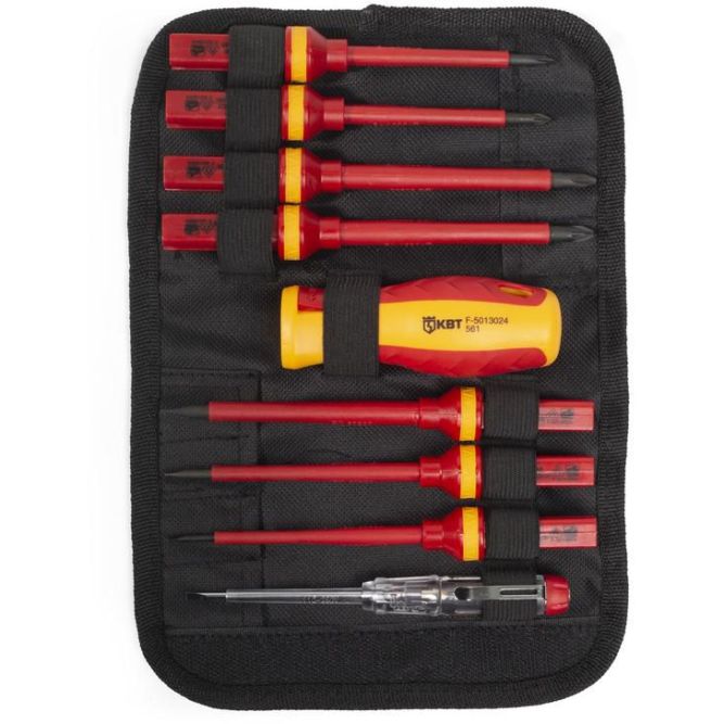 Набор диэлектрических отверток "Профи" НИО-4408 КВТ 78616