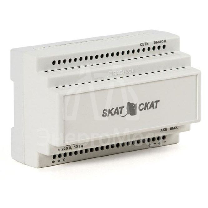 Источник беспер. питания SKAT-12-6.0 DIN (без АКБ) Бастион 586