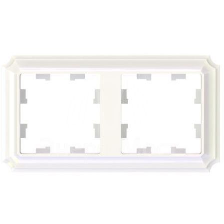 Рамка 2-пост. AtlasDesign Antique универс. жемчуж. SE ATN100402