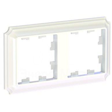 Рамка 2-пост. AtlasDesign Antique универс. жемчуж. SE ATN100402