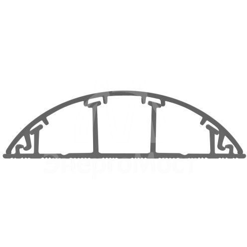 Кабель-канал 70х16 L2000 напольный сер. RAL 7046 KK-70-16-FG Эра Б0061690