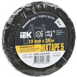 Изолента Х/Б 19мм 28м MIXTAPE 5 IEK UIZ20-19-28-K02