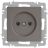 Розетка 1-м СП Accent 6-201-09 16А IP20 250В 2P титан Intro Б0063673