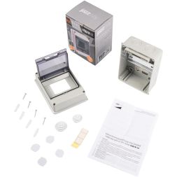 Бокс модульный накладной PDB/W 4005 GR (ЩРН-ПГ- 5) IP65 пластик. Pro JazzWay 5072053