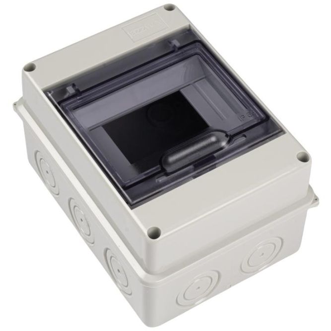 Бокс модульный накладной PDB/W 4005 GR (ЩРН-ПГ- 5) IP65 пластик. Pro JazzWay 5072053