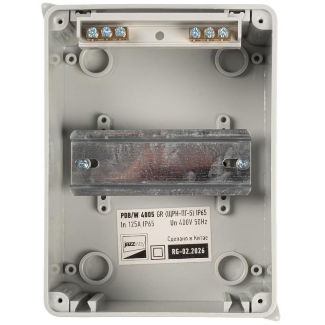 Бокс модульный накладной PDB/W 4005 GR (ЩРН-ПГ- 5) IP65 пластик. Pro JazzWay 5072053