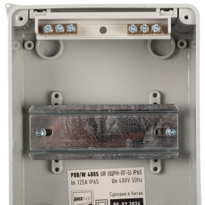 Бокс модульный накладной PDB/W 4005 GR (ЩРН-ПГ- 5) IP65 пластик. Pro JazzWay 5072053