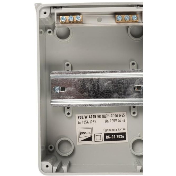 Бокс модульный накладной PDB/W 4005 GR (ЩРН-ПГ- 5) IP65 пластик. Pro JazzWay 5072053