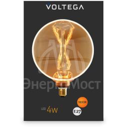 Лампа светодиодная Loft Led G130 4Вт 1800К E27 Voltega 8541