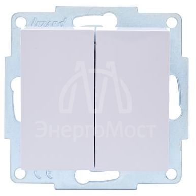 Механизм выключателя 2-кл. СП VESNA бел. LEZARD 742-0288-101
