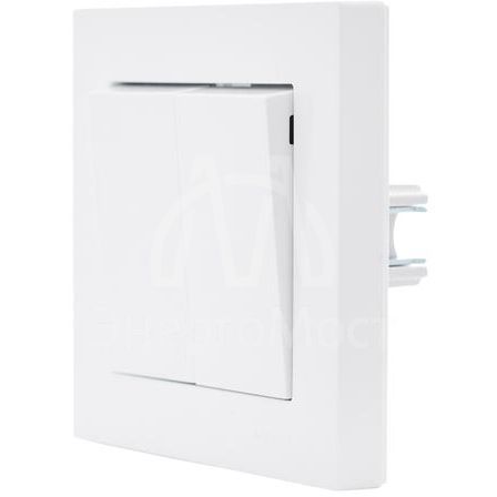 Механизм выключателя 2-кл. СП VESNA бел. LEZARD 742-0288-101