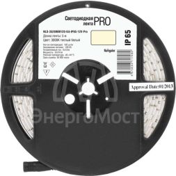 Лента светодиодная 71 411 NLS-3528WW120-9.6 IP65 12B R5 9.6Вт/м (уп.5м) Navigator 71411