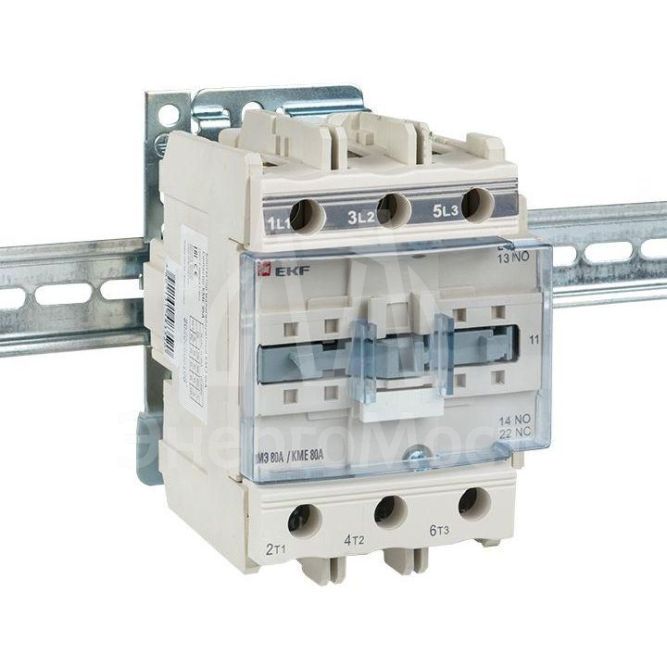 Контактор КМЭ 80А 220В NO+NC EKF ctr-s-80-220