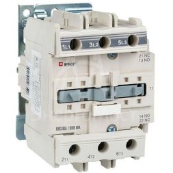 Контактор КМЭ 80А 220В NO+NC EKF ctr-s-80-220